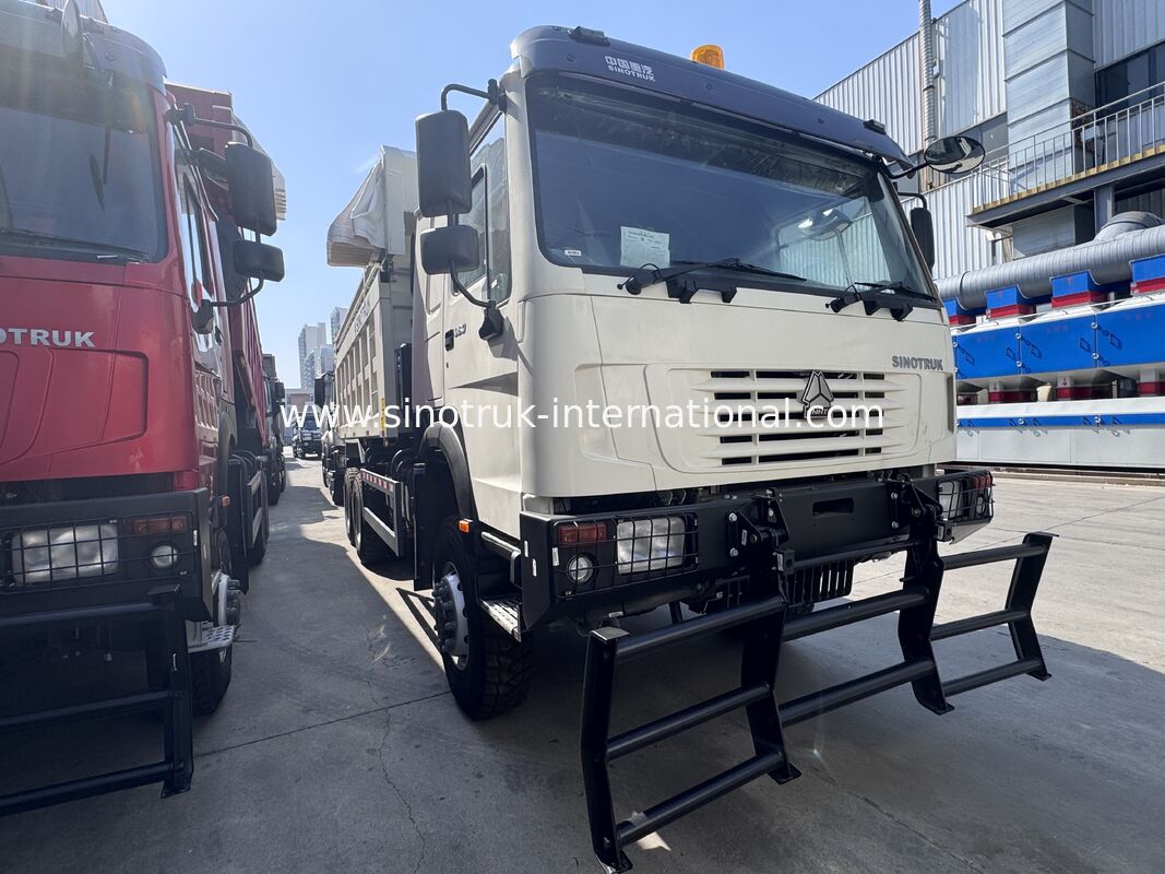 SINOTRUK HOWO Ghost Face Taksi 380HP LHD Tipper Dump Truck 6X4