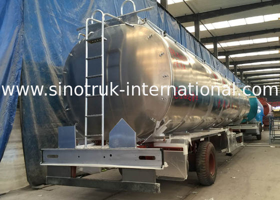 Professional Stainless Steel Semi Trailer Fuel Tank Truck 50000-70000 Liters