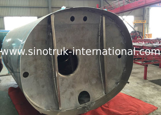 Stainless Steel Semi Trailer Water Tank Truck Hydraulic Flatbed Trailer