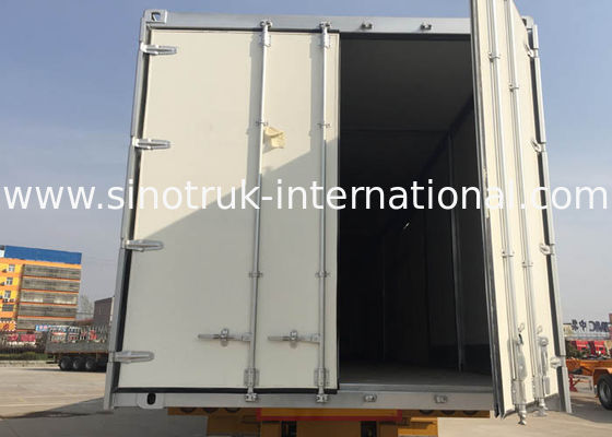Carbon Steel Semi Trailer Truck Used In Logistic Business Carrying