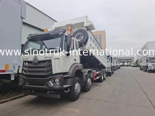 SINOTRUK HOWO Ağır Hizmet Damperli Damperli Kamyon Ön Kaldırma 8 × 4 RHD