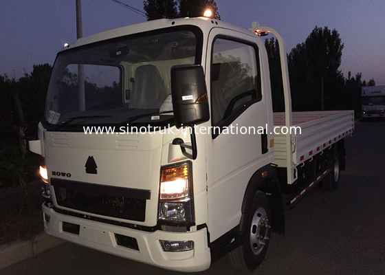 3-5 Tons HOWO Light Truck ZZ1047C3414C1R45 White Light Duty Commercial Trucks