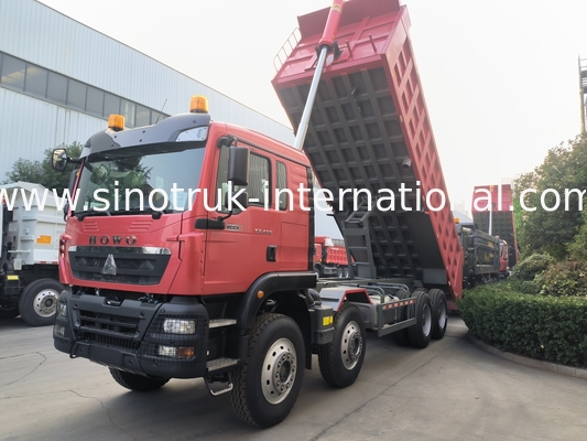 8 × 4 Lhd 12 Tekerlekli Sinotruk Tipper 400hp Euro 2
