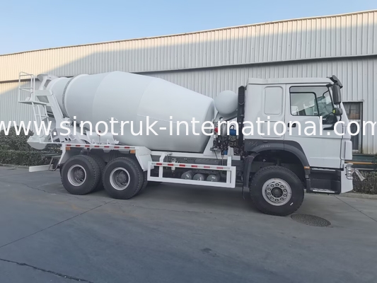 Sinotruk Howo Beton Karıştırma Kamyonu 380HP 6-10CBM 6 X 4 Euro 2 Karıştırma Tesisi RHD