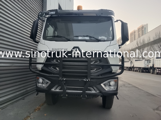 SINOTRUK HOWO İnşaat için 400 HP Tipper Dump Truck N7 Askeri Tampon Uyarı Işığı