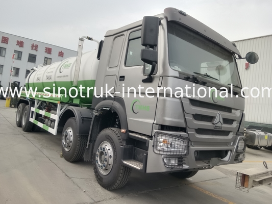 Vakum pompası kanalizasyon emme kamyonu septik tank temizleme kamyonu 20CBM LHD 380HP