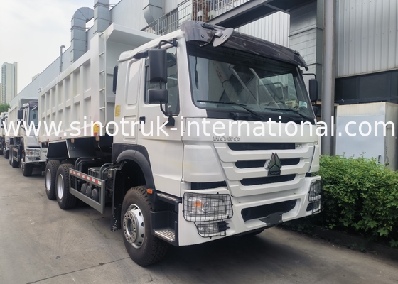 Tipper Dump Truck 6x4 Dizel Ağır Güçlü Taşıyıcı Sol El Sürücü