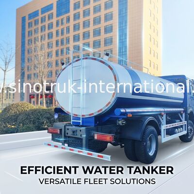 SINOTRUK HOWO 4x2 300HP Mavi şasi 10m3 su tankı gövdesi