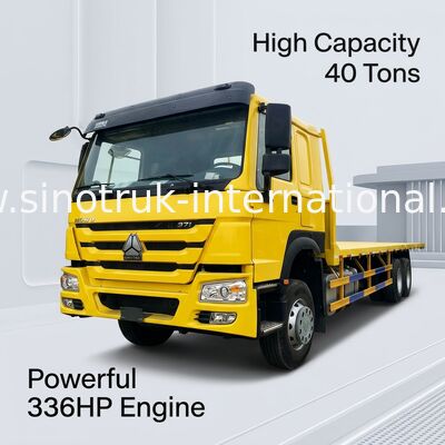 ZZ1257N4641W 336HP SINOTRUK Düz Yataklı Kargo Kamyonu