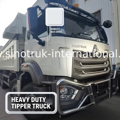 Sinotruk NX Tipper Dump Truck, 371HP motorlu, 50-60T kapasiteli ve ağır yük taşımacılığı için 8×4 sürüşlü
