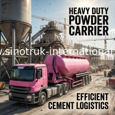 SINOTRUK HOWO Bulk Cement Truck 371HP 8X4 RHD 36-45CBM  ZZ1317N4667W