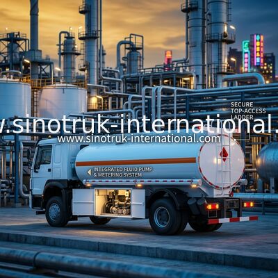 SINOTRUK Howo Yarı Kamyon Yakıt Deposu 4x2 Lhd Euro2 290hp