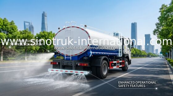 HOWO SINOTRUK Su Tankı Kamyonu 300 HP Mavi