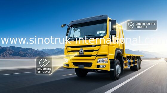 LHD ZZ1257S4641W 371HP 7.65m Uzun Yataklı Kargo Kamyonu