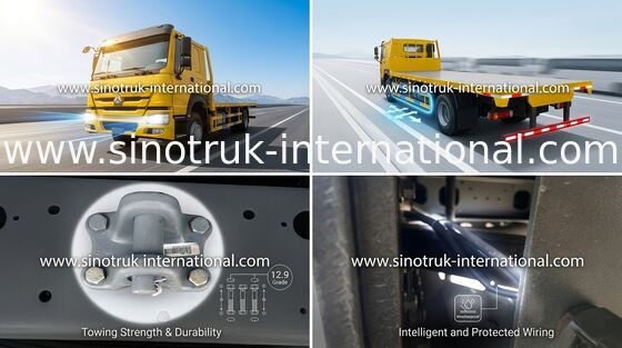 SINOTRUK HOWO ZZ1257S4641W 371HP Düz Yataklı Kargo Kamyonu