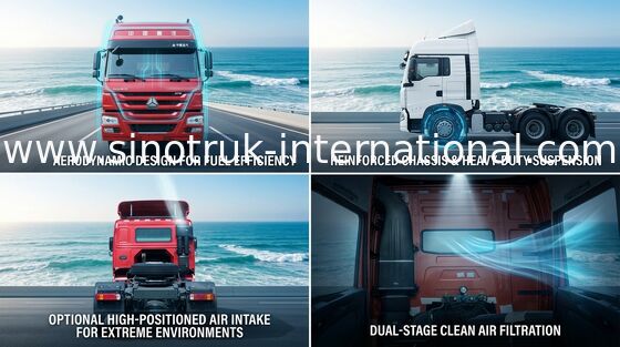 Traktör Kamyon SINOTRUK HOWO LHD 4X2 Euro2 380HP ZZ4187S3511V