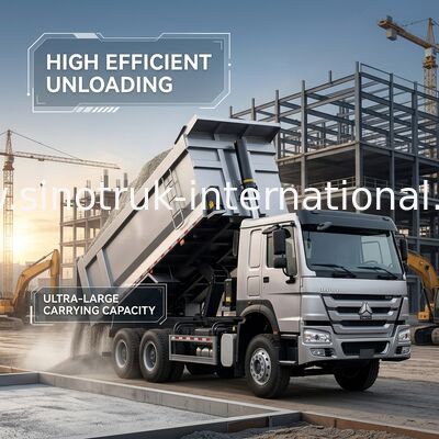 SINOTRUK HOWO 400HP 12 Tekerlekli LHD 40Ton 30CBM ZZ3317V3567B1