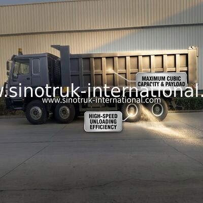 Sinotruk Hohan 400hp 10 tekerlek 40 ton 20-30 cbm ZZ3317N356JB1 Gri