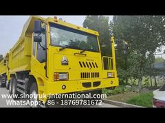 430HP Motorlu 6x4 Tahrik Modeli ve 16mm Alt Kalınlıkta Kargo Kutulu Sinotruk Madencilik Damperli Kamyon