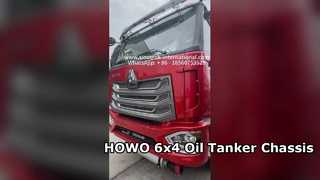 SINOTRUK HOWO 6x4 Yağ Tankı Kamyonu 371HP Verimli Taşıma
