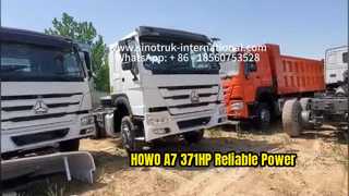 İkinci El HOWO A7 6x4 Traktör Kamyon İncelemesi 371HP Ağır Hizmet Gücü