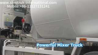 371HP Sinotruk Howo Beton Mikseri Kamyonu 10-20CBM