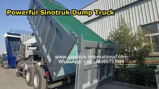 SINOTRUK Damperli Kamyon Ağır Hizmet Taşıma Çözümü